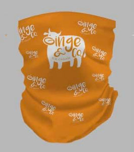 Snood - One Size   Orange with logo